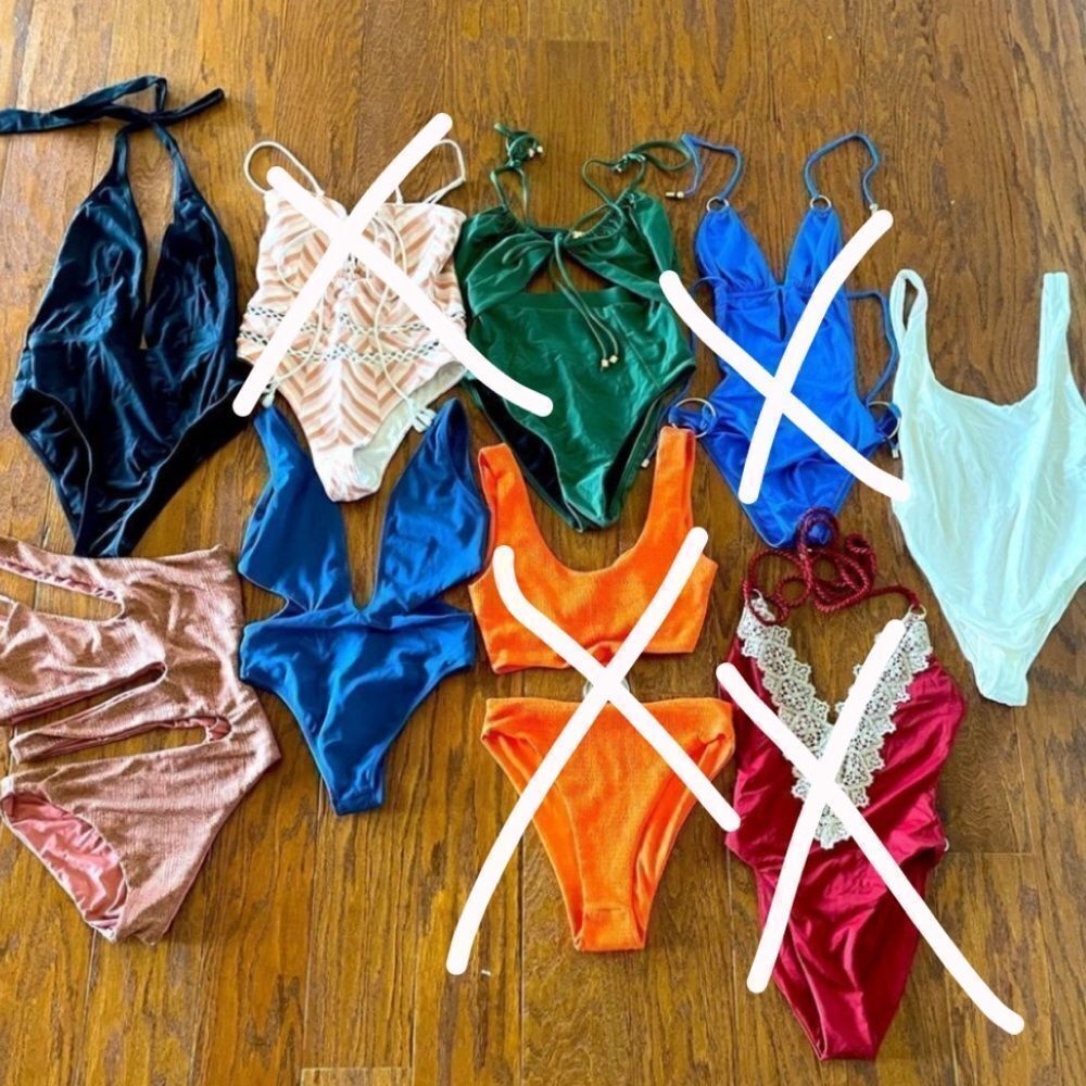One piece swimsuit bundle